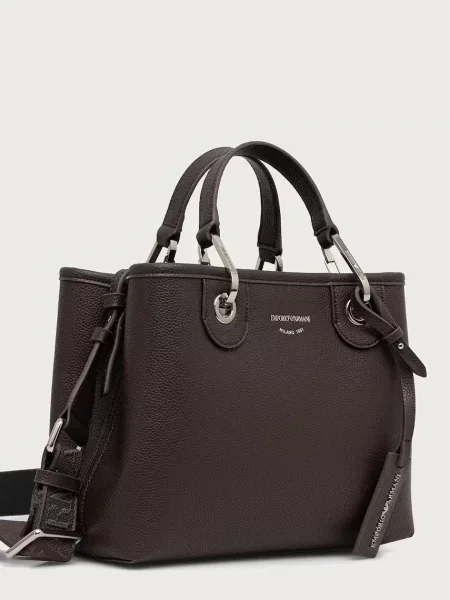Geantă Emporio Armani maro