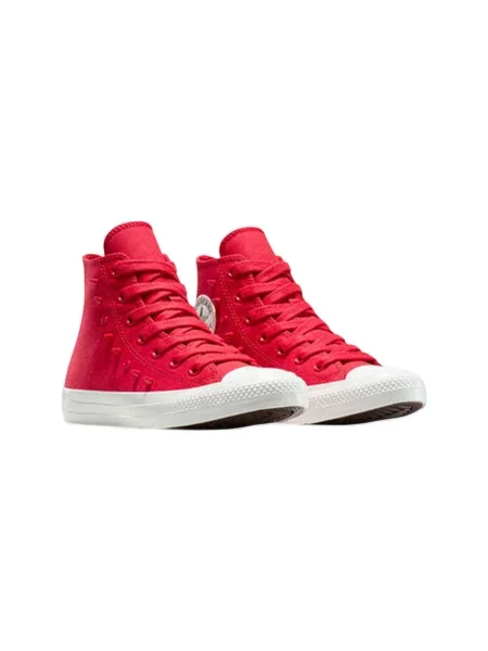 Pantofi Converse cu tepi roșu