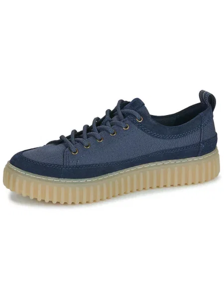 Pantofi Clarks din dantelă albastru