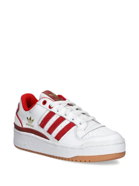 Sneakerși Adidas Gazelle din piele de căprioară cu decolteu rotund alb