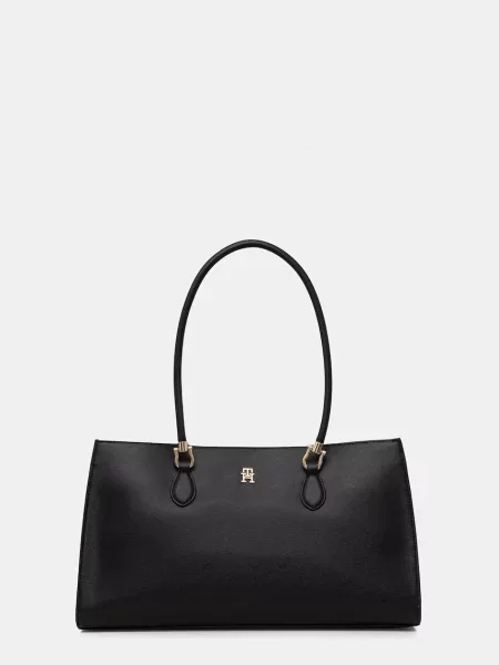 Rucsac Tommy Hilfiger din piele negru