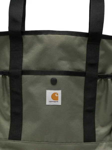 Geantă Carhartt Wip cu autograf verde