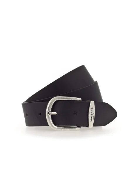 MUSTANG Curea / argintiu negru