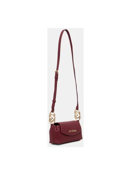 Love Moschino torebka crossbody z imitacji skóry brązowa