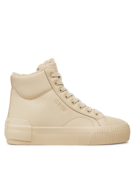 Tenisky Big Star Shoes na platforme hnedá