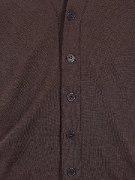 Vestă John Smedley fără mâneci maro