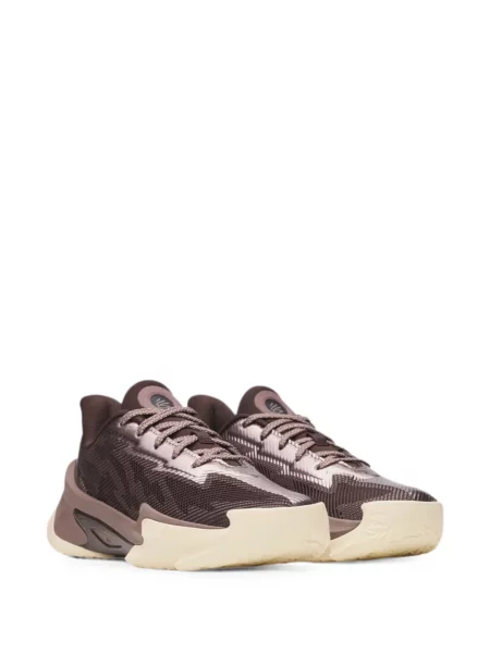 Sneakersy dziecięce Under Armour brązowe