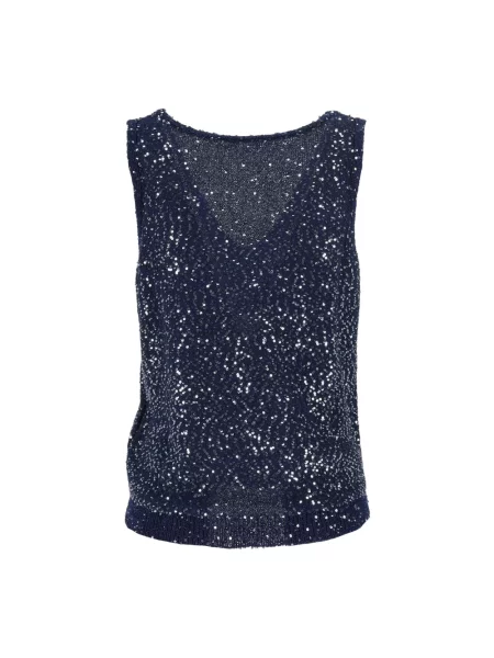 Top Weekend Max Mara niebieski