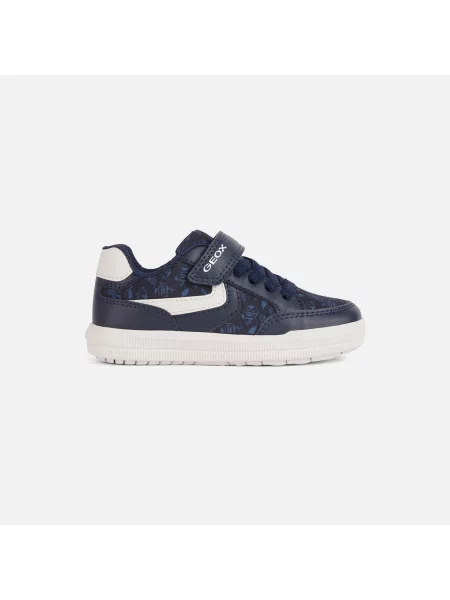 Juniorská obuv Geox Arzach ocean blue/stazony white modrá