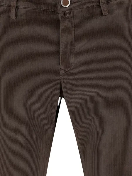 Pantaloni Jacob Cohën de catifea cord maro