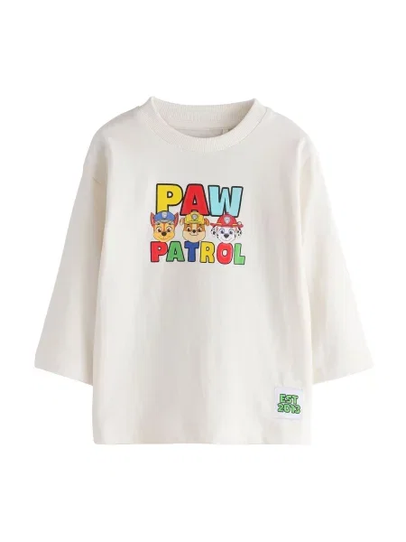 Next Tricou Paw Patrol azuriu / galben / roșu alb