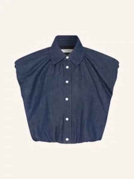 Frame Bluzka Jeansowa The Shell blau granatowa