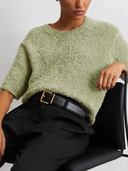 Tricou Marc O'polo tricotate verde