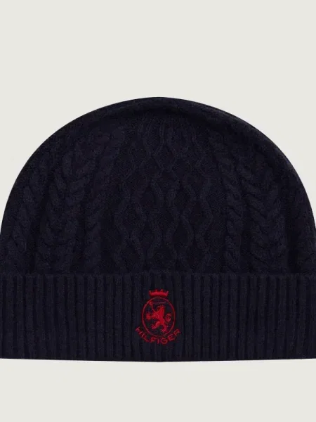 Tommy Hilfiger Căciulă Crest Bleumarin roșu