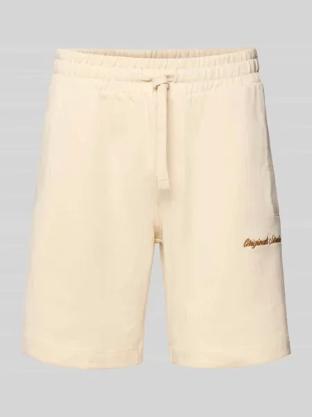 Szorty z wyhaftowanym logo model KARL' Jack & Jones białe