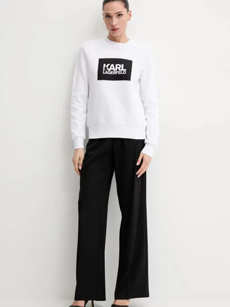 Karl Lagerfeld bluza z nadrukiem biały