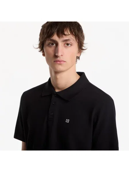 Тениска Horsefeathers Pano Polo T-Shirt Black M черно