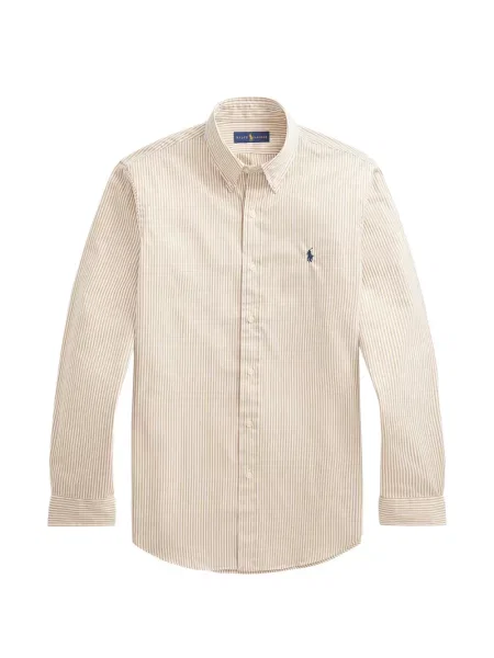 Tricou polo Polo Ralph Lauren cu glugă cu blană cu broderie roșu