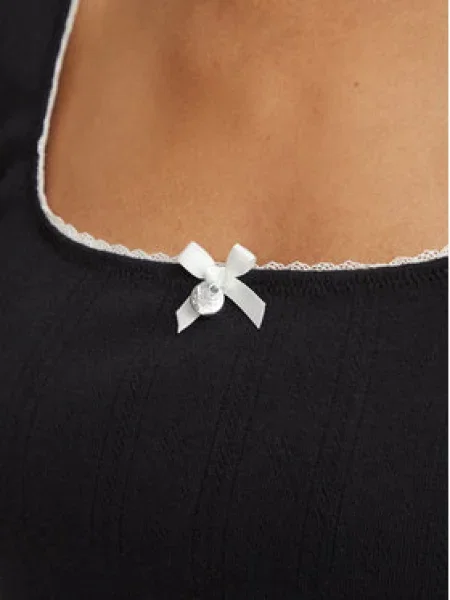 KARL LAGERFELD Pižama črna