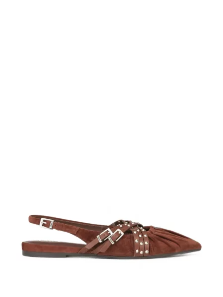 Balerini Ash cu tepi slingback roșu