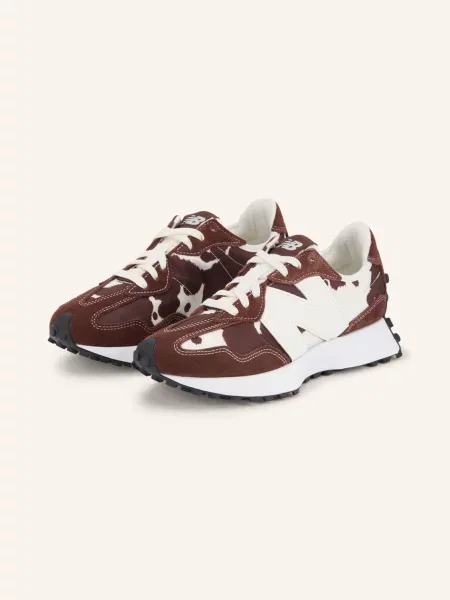 New Balance Sneakersy braun białe