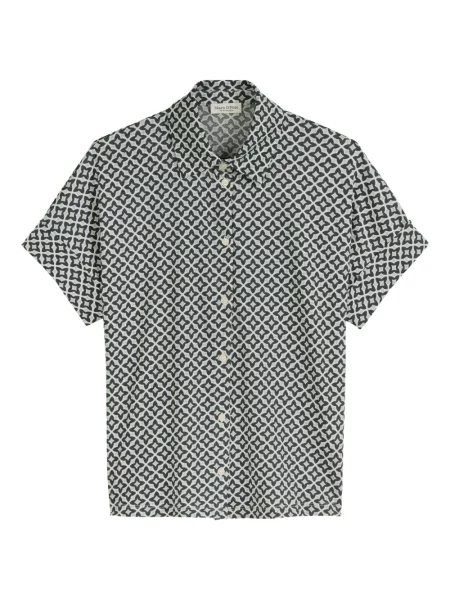 Cămașă Marc O'polo cu imagine scurtă verde