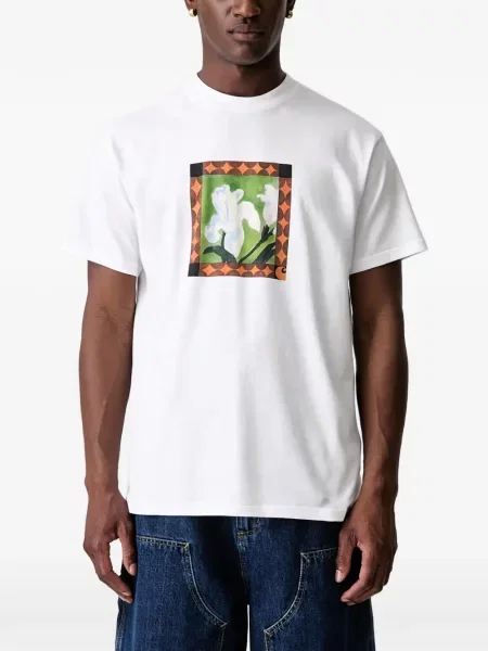 Tricou Carhartt Wip cu imagine alb