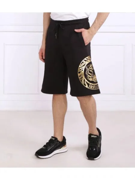 Just Cavalli Pantaloni scurți negru