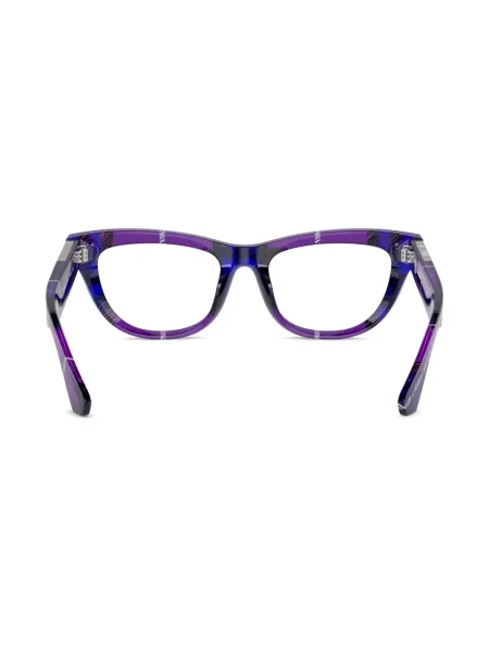 Ochelari de soare Burberry Eyewear în carouri violet