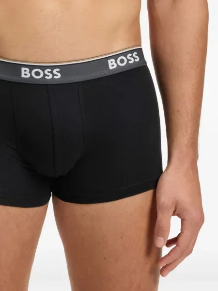 Bokserice Boss s autogramom crna