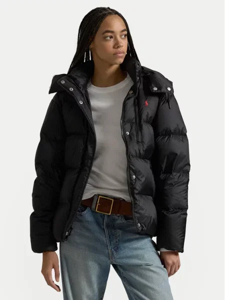 POLO RALPH LAUREN De puf geacă negru
