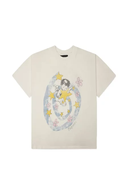 Tricou Nahmias cu imagine alb