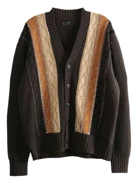 Cardigan Amiri cu dungi maro