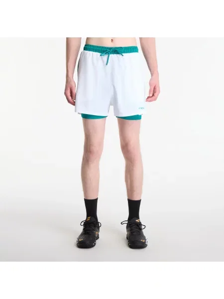 Pantaloni scurți Nox Pro Shorts White/ Ivy Green L alb
