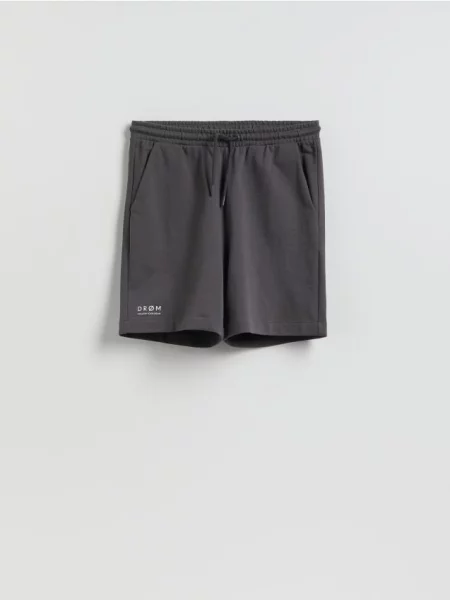 Reserved Pantaloni scurți regular gri-închis gri