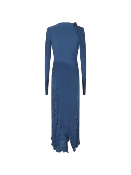 Rochie maxi Victoria Beckham albastru