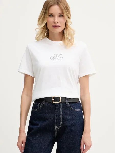 Calvin Klein Jeans tričko bílé