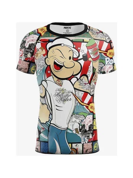 Koszulka rowerowa Otso Popeye niebieski S czerwony