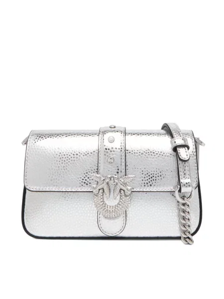 Kabelka PINKO stříbrná