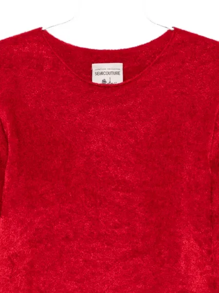 Lung pulover Semicouture roșu