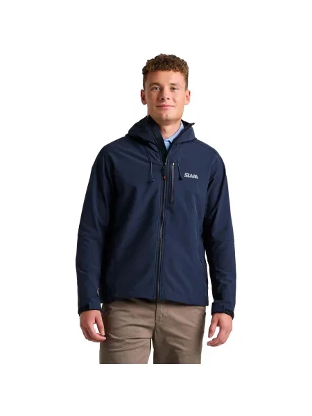 Hanorac cu glugă Slam softshell albastru