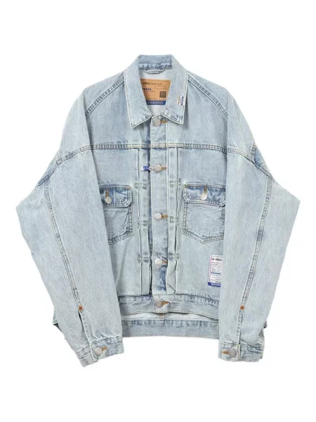 Džínová bunda In･stru(men-tal). s potiskem modrá