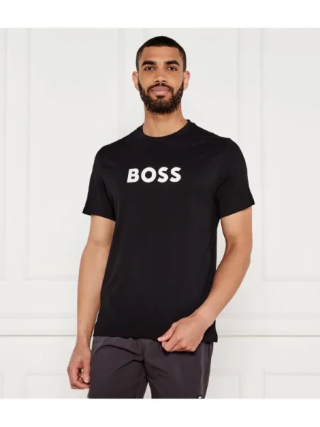 Boss Bodywear Tricou | Relaxed fit negru