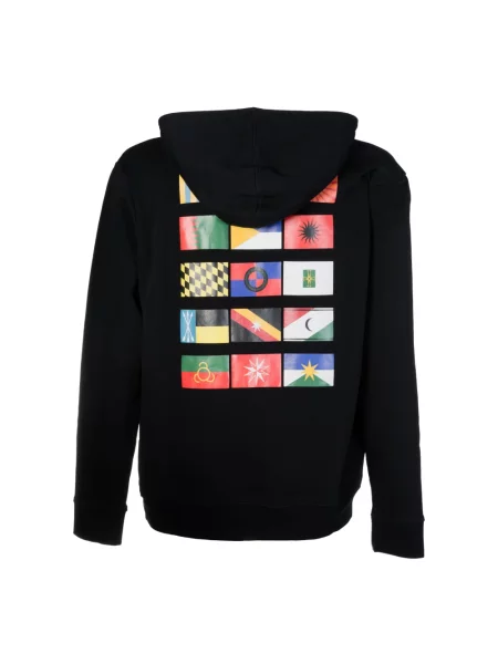 Bluza z kapturem Marcelo Burlon z kapturem czarna