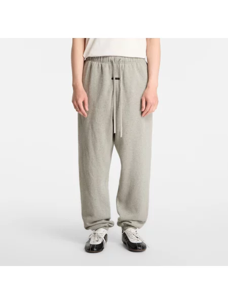 Pantaloni de trening Fear of God Essentials Signature Classic Sweatpants Concrete Heather/ Dark Concrete Heather XXL