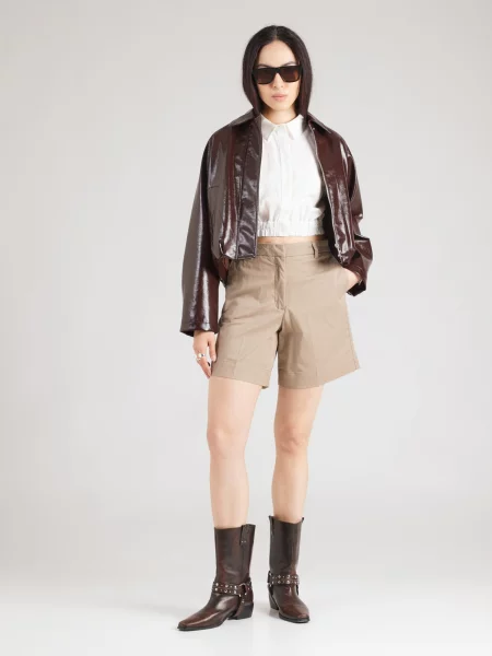 SELECTED FEMME Nohavice SLFVIENNA tmavošedá