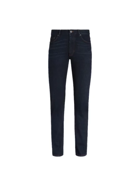 Jeansy Zegna niebieskie