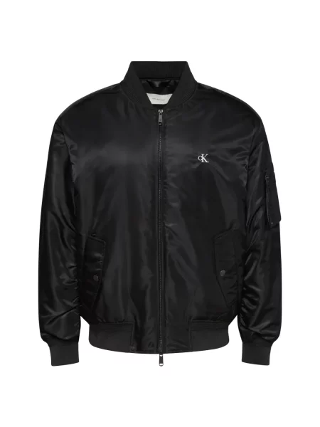 Geacă bomber Calvin Klein cu autograf negru