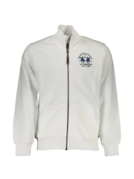 Pulover La Martina cu broderie alb
