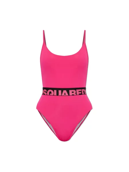 Stroj jednoczęściowy Dsquared2 różowy